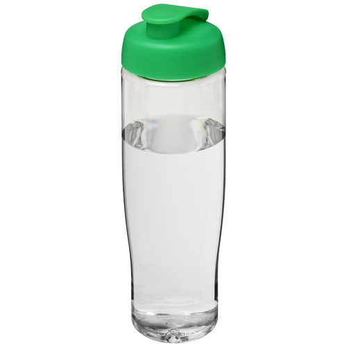 H2O Tempo® 700 ml Flip Lid Sport Bottle - Transparent, Green