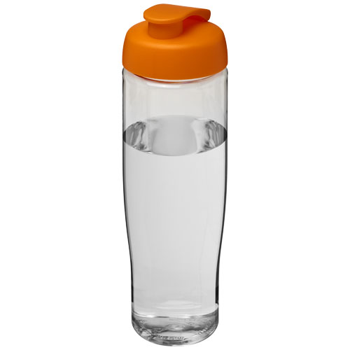 H2O Tempo® 700 ml Flip Lid Sport Bottle - Transparent, Orange
