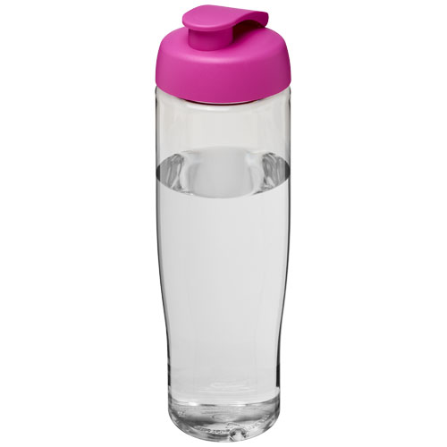 H2O Tempo® 700 ml Flip Lid Sport Bottle - Transparent, Pink