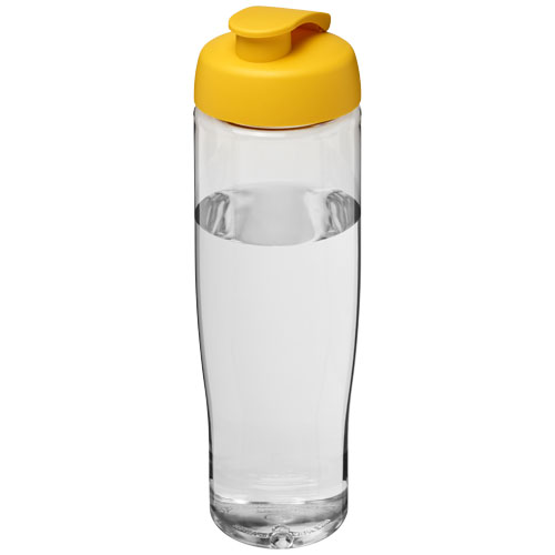 H2O Tempo® 700 ml Flip Lid Sport Bottle - Transparent, Yellow