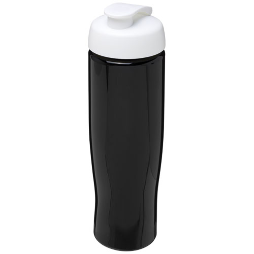 H2O Tempo® 700 ml Flip Lid Sport Bottle - Black, White