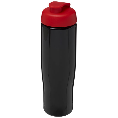 H2O Tempo® 700 ml Flip Lid Sport Bottle - Black, Red