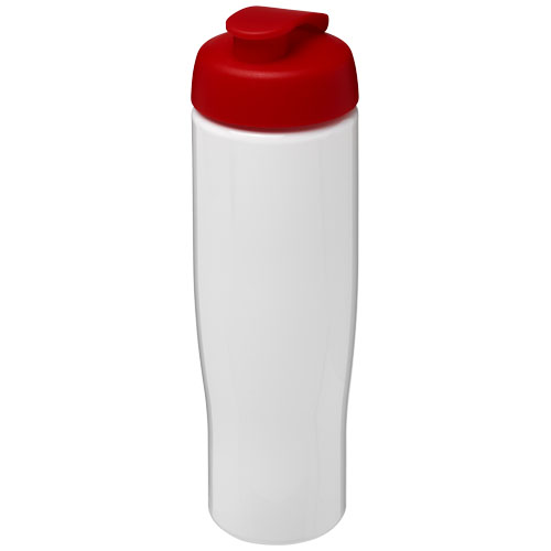 H2O Tempo® 700 ml Flip Lid Sport Bottle - White, Red