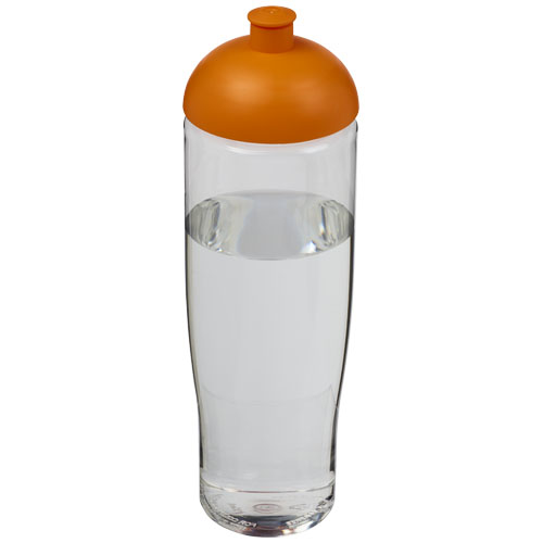 H2O Tempo® 700 ml Dome Lid Sport Bottle - Transparent, Orange