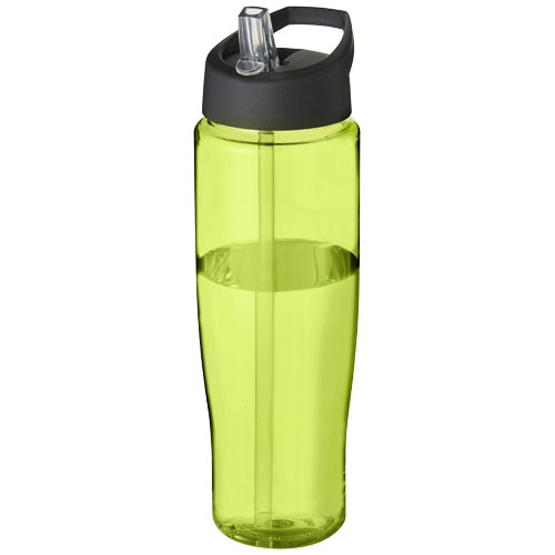 H2O Tempo® 700 ml Spout Lid Sport Bottle - Lime, Black
