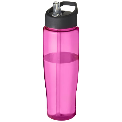 H2O Tempo® 700 ml Spout Lid Sport Bottle - Pink, Black