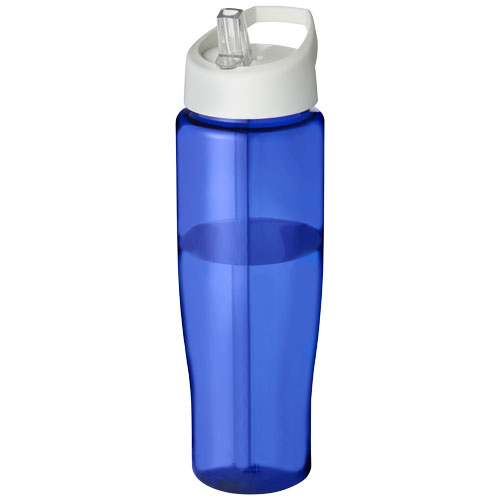 H2O Tempo® 700 ml Spout Lid Sport Bottle - Blue, White