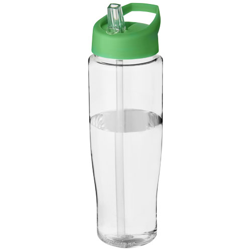 H2O Tempo® 700 ml Spout Lid Sport Bottle - Transparent, Green