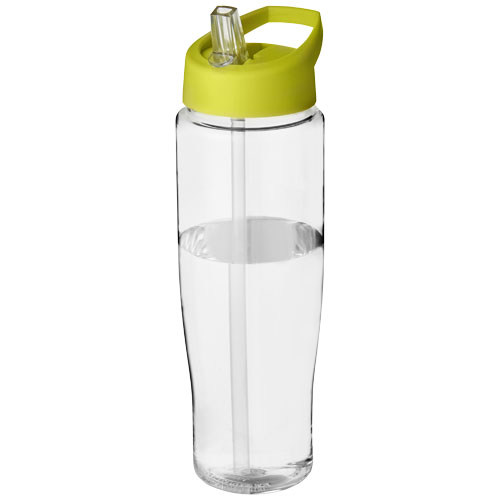 H2O Tempo® 700 ml Spout Lid Sport Bottle - Transparent, Lime