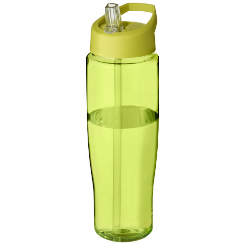 H2O Tempo® 700 ml Spout Lid Sport Bottle - Transparent Lime, Lime