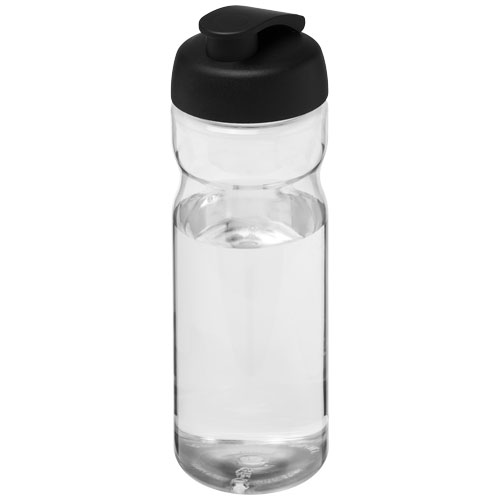 H2O Base® 650 ml Flip Lid Sport Bottle - Transparent, Black