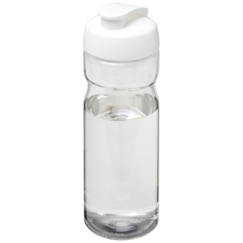 H2O Base® 650 ml Flip Lid Sport Bottle - Transparent, White