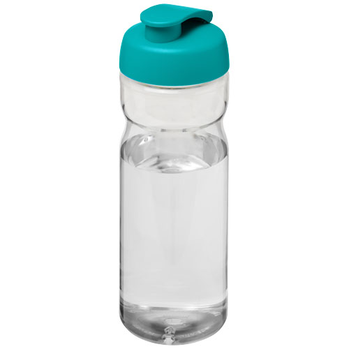 H2O Base® 650 ml Flip Lid Sport Bottle - Transparent, Aqua Blue