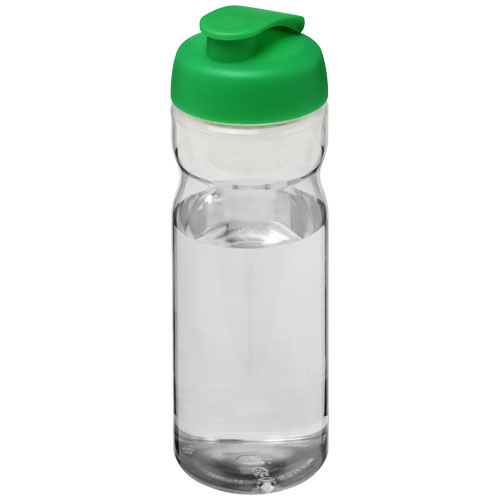 H2O Base® 650 ml Flip Lid Sport Bottle - Transparent, Green