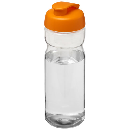 H2O Base® 650 ml Flip Lid Sport Bottle - Transparent, Orange