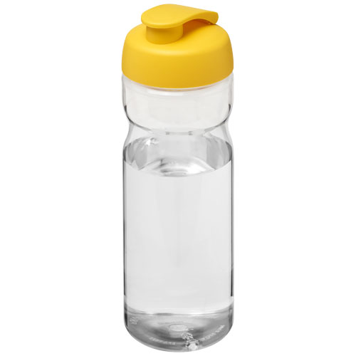 H2O Base® 650 ml Flip Lid Sport Bottle - Transparent, Yellow