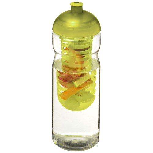 H2O Base® 650 ml Dome Lid Sport Bottle & Infuser - Transparent, Lime