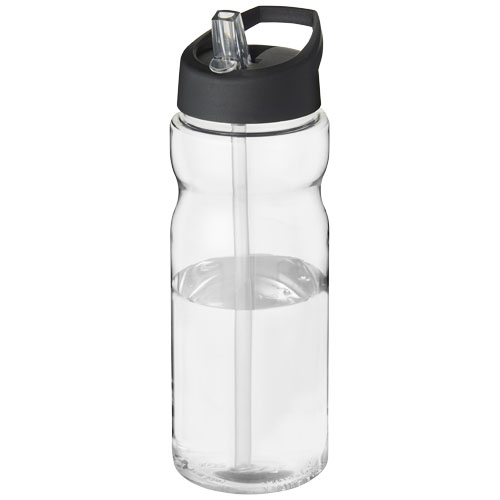 H2O Base® 650 ml Spout Lid Sport Bottle - Transparent, Black
