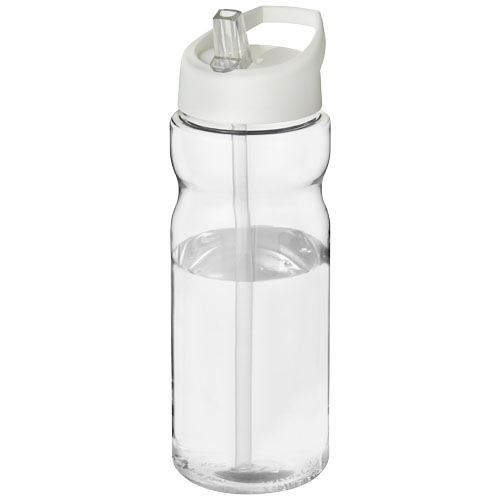 H2O Base® 650 ml Spout Lid Sport Bottle - Transparent, White