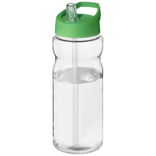 H2O Base® 650 ml Spout Lid Sport Bottle - Transparent, Green