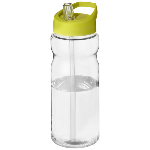 H2O Base® 650 ml Spout Lid Sport Bottle - Transparent, Lime