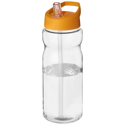 H2O Base® 650 ml Spout Lid Sport Bottle - Transparent, Orange