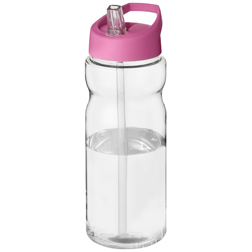 H2O Base® 650 ml Spout Lid Sport Bottle - Transparent, Pink