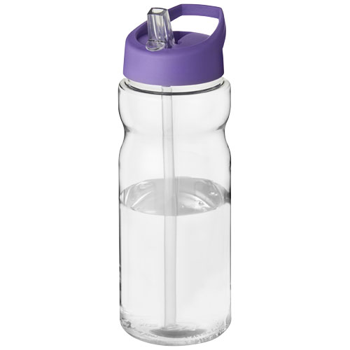 H2O Base® 650 ml Spout Lid Sport Bottle - Transparent, Purple