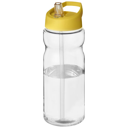 H2O Base® 650 ml Spout Lid Sport Bottle - Transparent, Yellow