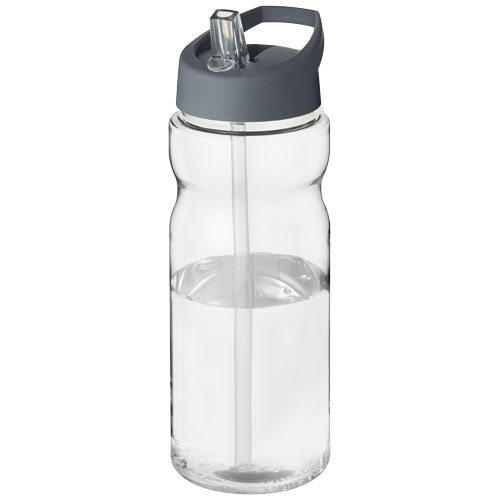 H2O Base® 650 ml Spout Lid Sport Bottle - Transparent, Storm Grey