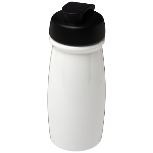 H2O Pulse® 600 ml Flip Lid Sport Bottle - White, Black