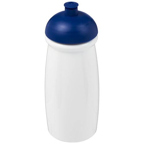H2O Pulse® 600 ml Dome Lid Sport Bottle - White, Royal Blue
