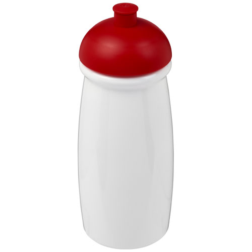 H2O Pulse® 600 ml Dome Lid Sport Bottle - White, Red