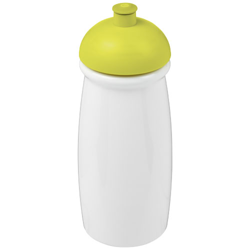 H2O Pulse® 600 ml Dome Lid Sport Bottle - White, Lime