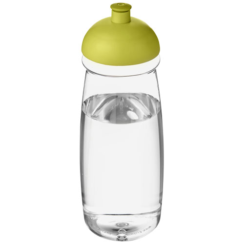 H2O Pulse® 600 ml Dome Lid Sport Bottle - Transparent, Lime