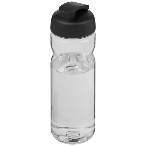 H2O Base Tritan™ 650 ml Flip Lid Sport Bottle - Transparent, Black