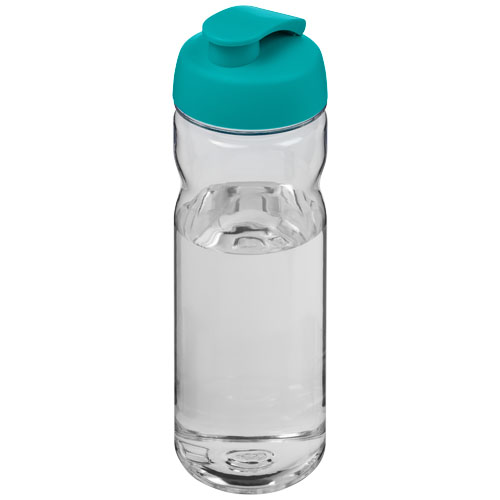 H2O Base Tritan™ 650 ml Flip Lid Sport Bottle - Transparent, Aqua Blue