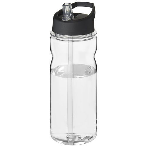H2O Base Tritan™ 650 ml Spout Lid Sport Bottle - Transparent, Black