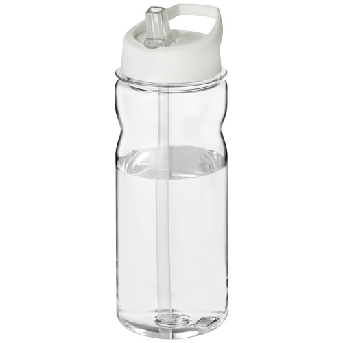 H2O Base Tritan™ 650 ml Spout Lid Sport Bottle - Transparent, White