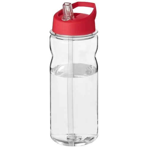 H2O Base Tritan™ 650 ml Spout Lid Sport Bottle - Transparent, Red
