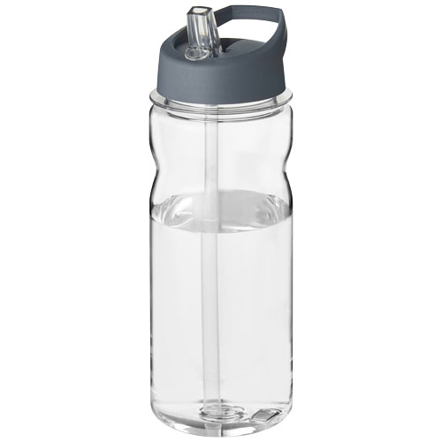 H2O Base Tritan™ 650 ml Spout Lid Sport Bottle - Transparent, Storm Grey