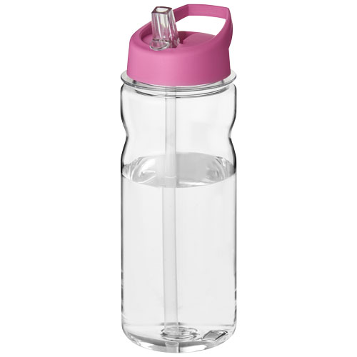 H2O Base Tritan™ 650 ml Spout Lid Sport Bottle - Transparent, Pink