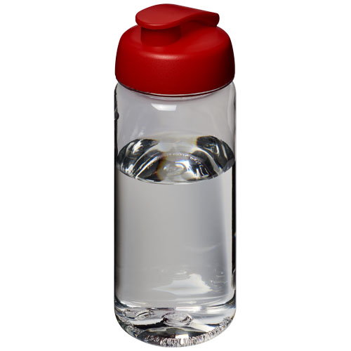 H2O Octave Tritan™ 600 ml Flip Lid Sport Bottle - Transparent, Red