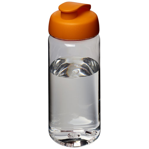 H2O Octave Tritan™ 600 ml Flip Lid Sport Bottle - Transparent, Orange