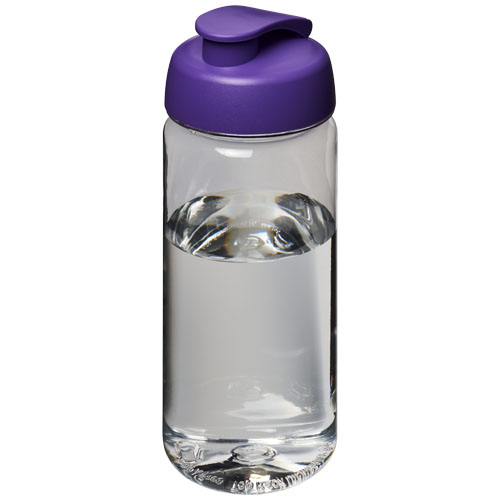 H2O Octave Tritan™ 600 ml Flip Lid Sport Bottle - Transparent, Purple