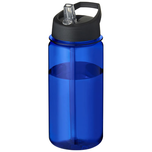 H2O Octave Tritan™ 600 ml Spout Lid Sport Bottle - Blue, Black