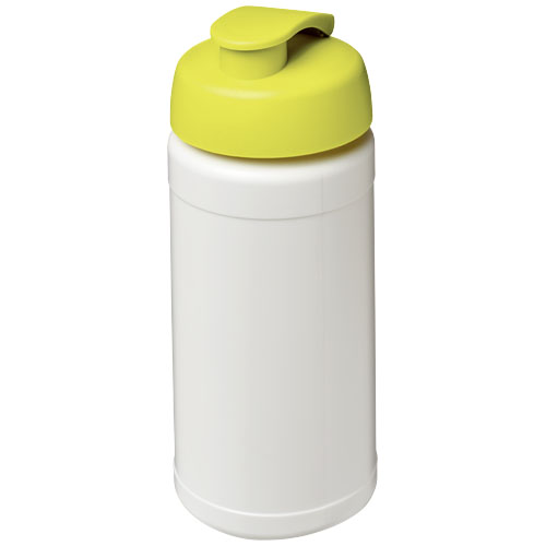 Baseline® Plus 500 ml Flip Lid Sport Bottle - White, Lime