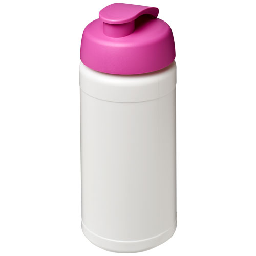 Baseline® Plus 500 ml Flip Lid Sport Bottle - White, Pink
