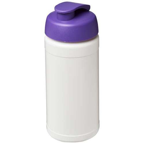 Baseline® Plus 500 ml Flip Lid Sport Bottle - White, Purple