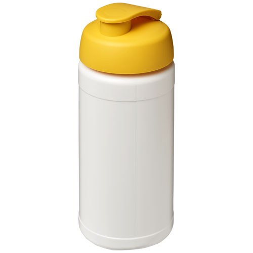 Baseline® Plus 500 ml Flip Lid Sport Bottle - White, Yellow